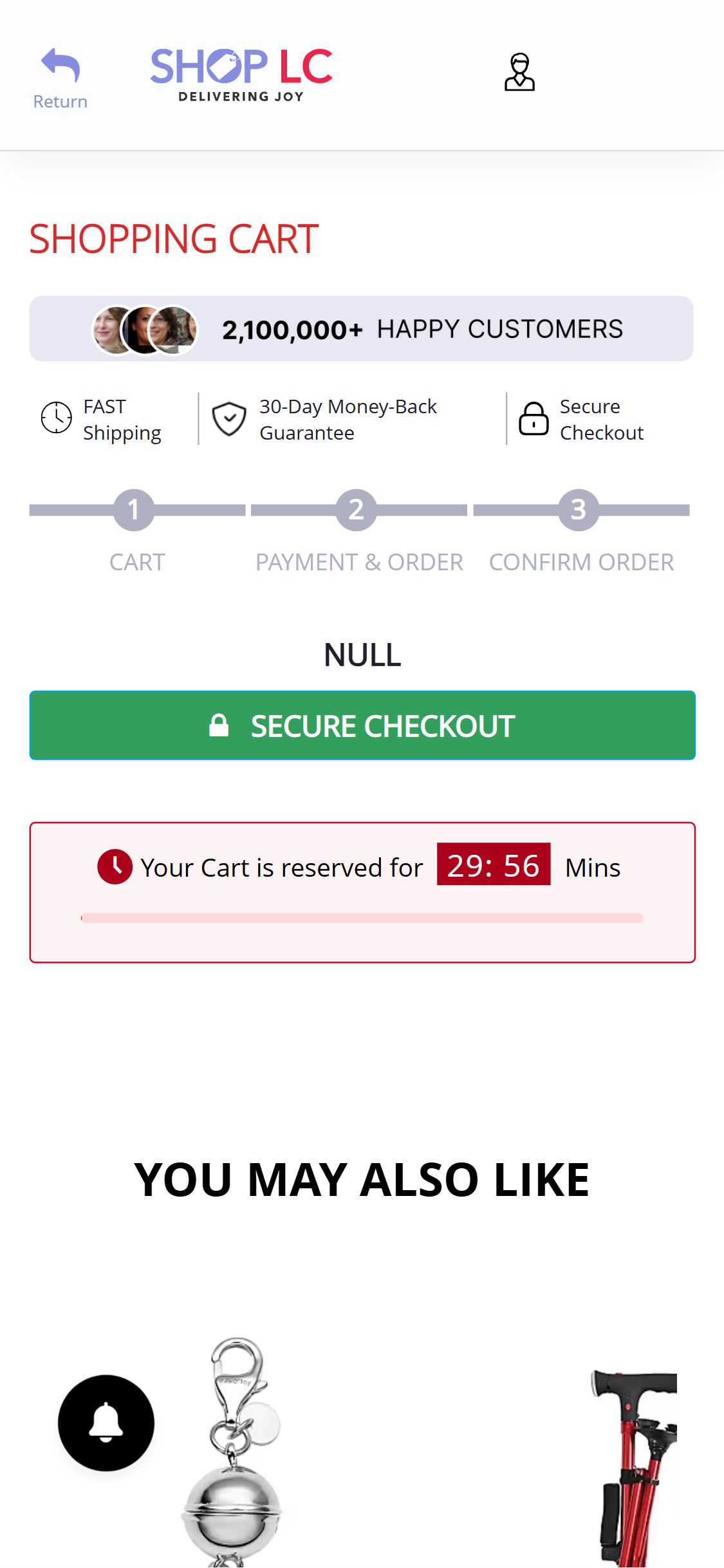 Shop LC — Cart