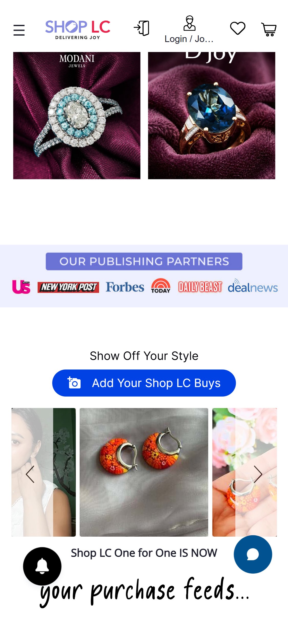 Shop LC — Homepage